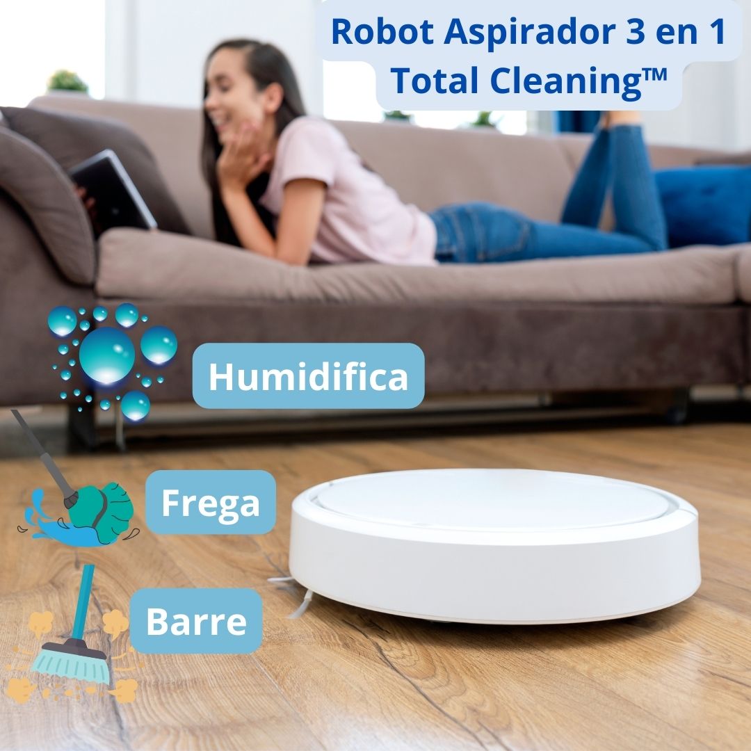 Robot Aspirador - 3 en 1 Total Cleaning™